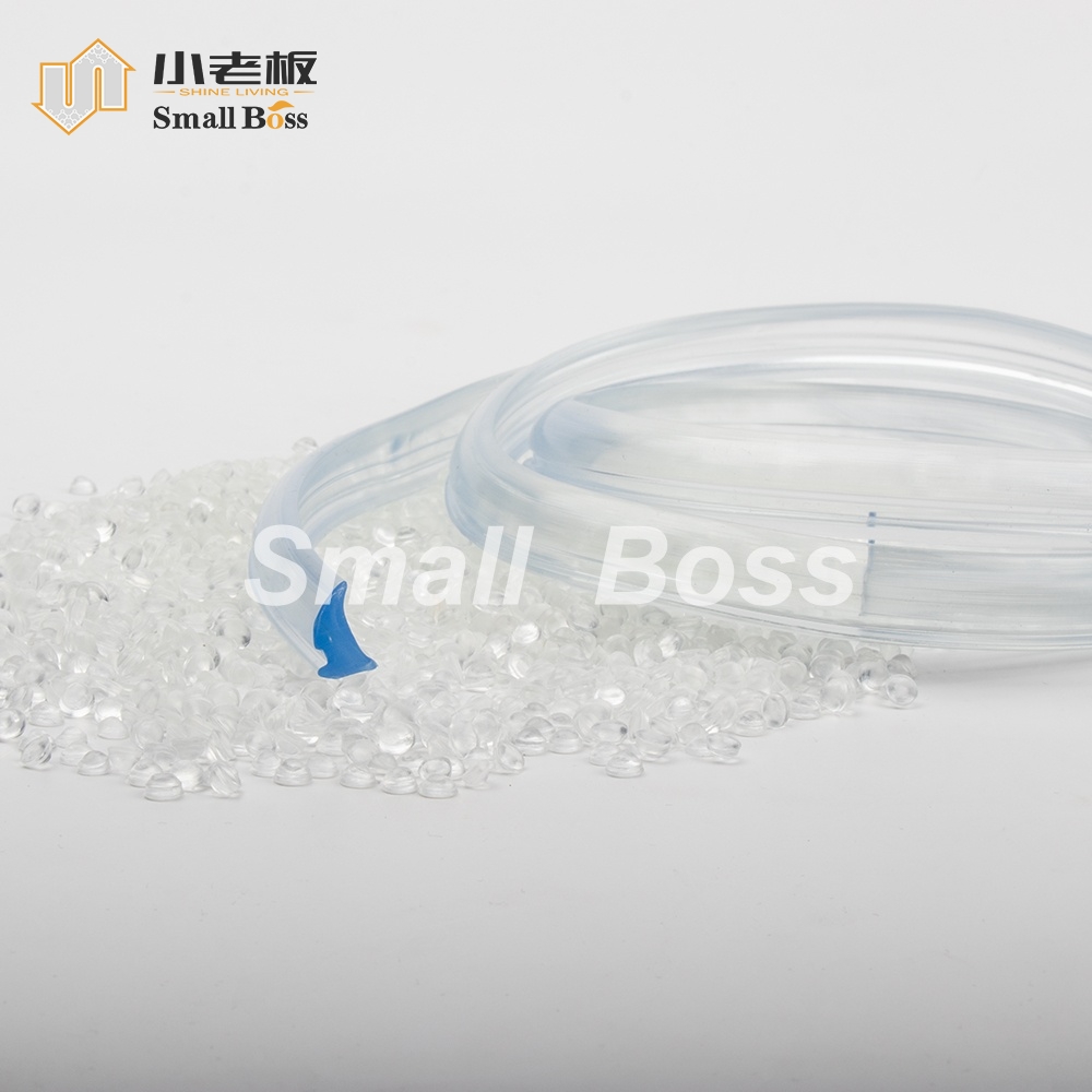 High-elastic transparent soft PVC Compound for sealing strips/sealing parts